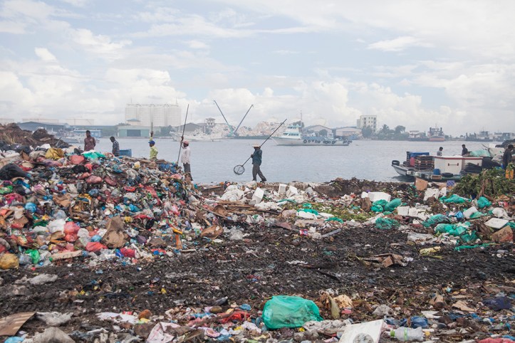 Thilafushi island, "rubbish island" © Giulio Paletta