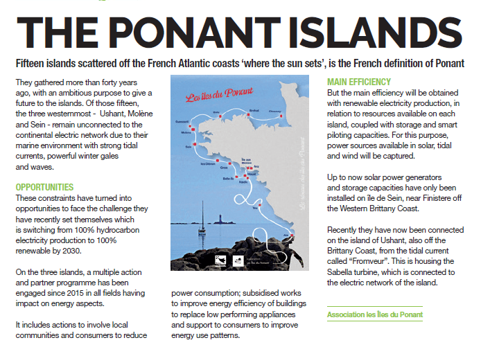 english description îles du Ponant
